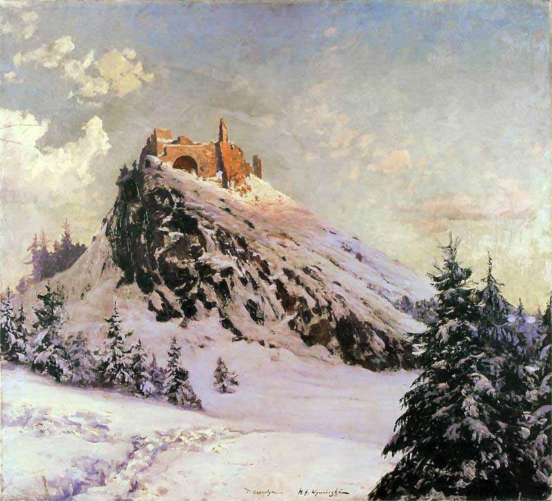 Claude Monet Czorsztyn Castle oil painting image